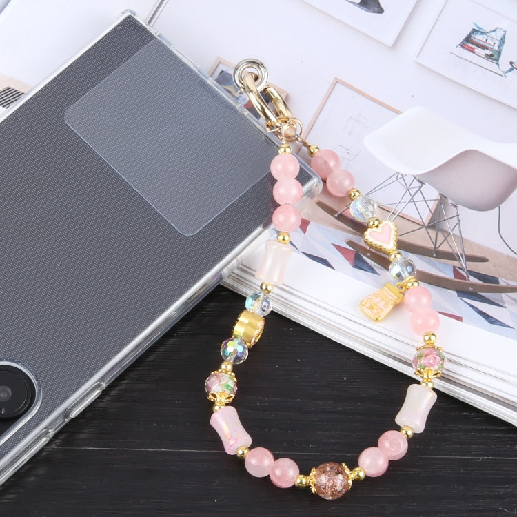 Mobile Phone Anti-lost Auspicious Bead Chain Short Lanyard