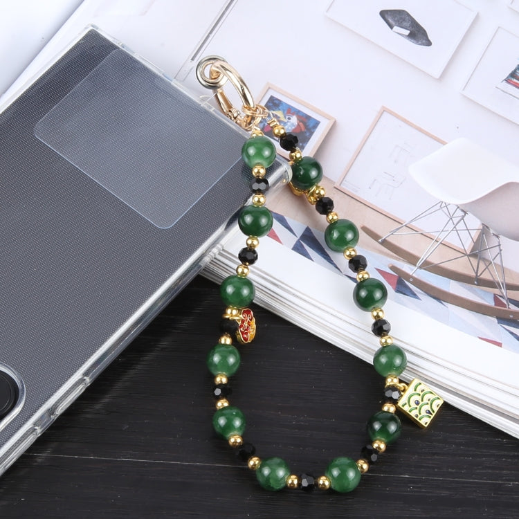Mobile Phone Anti-lost Auspicious Bead Chain Short Lanyard