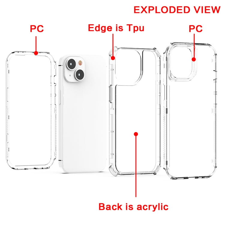 For iPhone 15 Acrylic Transparent Phone Case