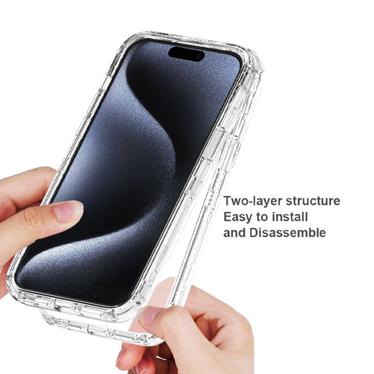 For iPhone 15 Plus Acrylic Transparent Phone Case
