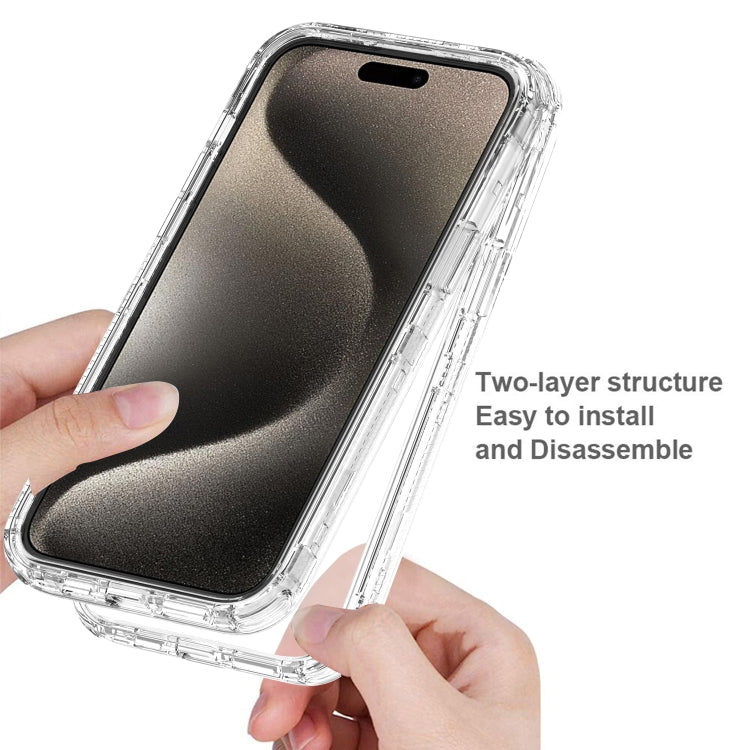 For iPhone 15 Pro Acrylic Transparent Phone Case