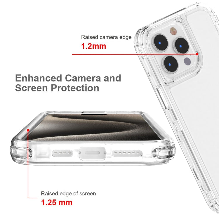 For iPhone 15 Pro Acrylic Transparent Phone Case