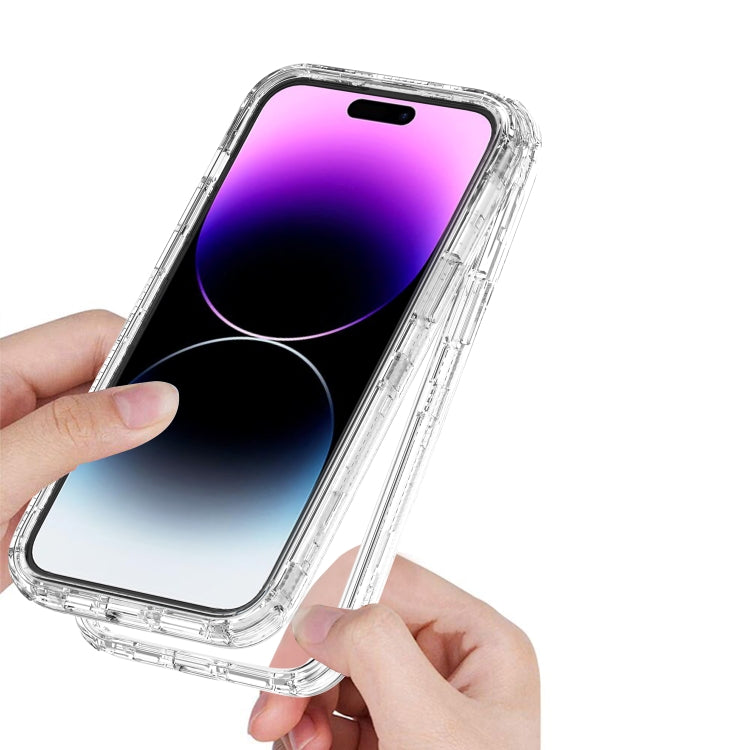 For iPhone 14 Pro Max Acrylic Transparent Phone Case