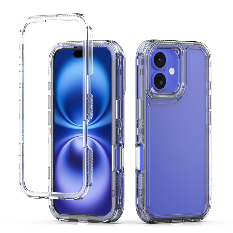 For iPhone 16 Plus Acrylic Transparent Phone Case