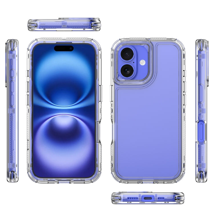 For iPhone 16 Plus Acrylic Transparent Phone Case