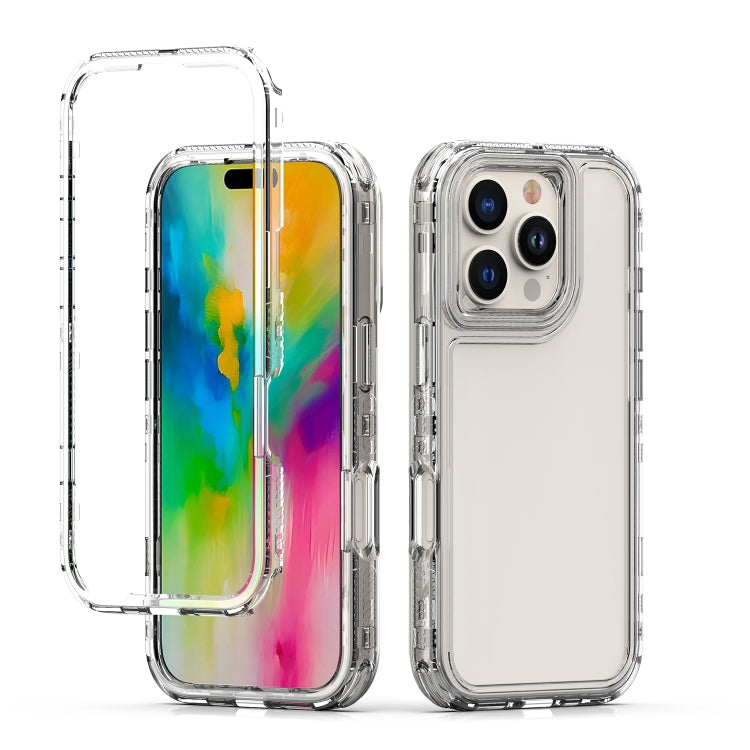 For iPhone 16 Pro Max Acrylic Transparent Phone Case