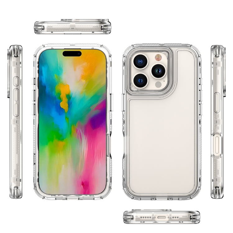 For iPhone 16 Pro Max Acrylic Transparent Phone Case