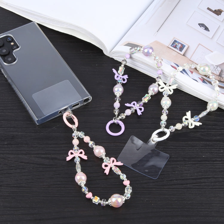 Mobile Phone Anti-lost Luminous Bead Chain Short Lanyard