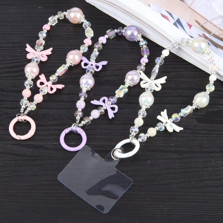 Mobile Phone Anti-lost Luminous Bead Chain Short Lanyard