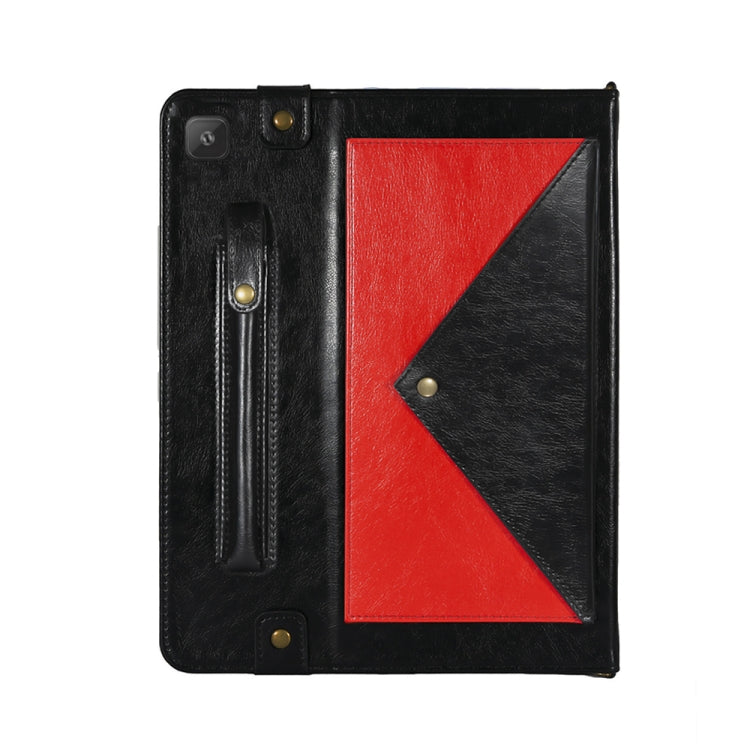 For Samsung Galaxy Tab A7 SM-T505 (2020) Envelope Color Matching Horizontal Flip PU Leather Case with Card Slots & Pen Slots & Holder & Wallet & Photo Frame & Shoulder Strap