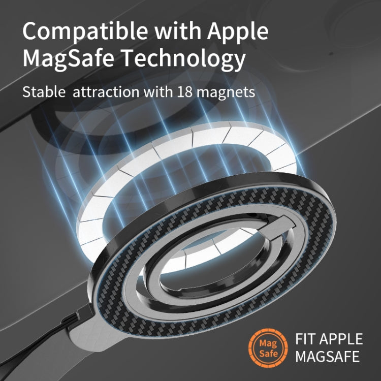 Carbon Fiber Magnetic Ring Buckle Holder