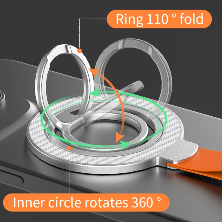 Carbon Fiber Magnetic Ring Buckle Holder