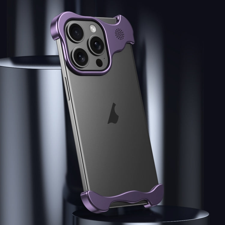 For iPhone 16 Aromatherapy Alloy Frameless Phone Case