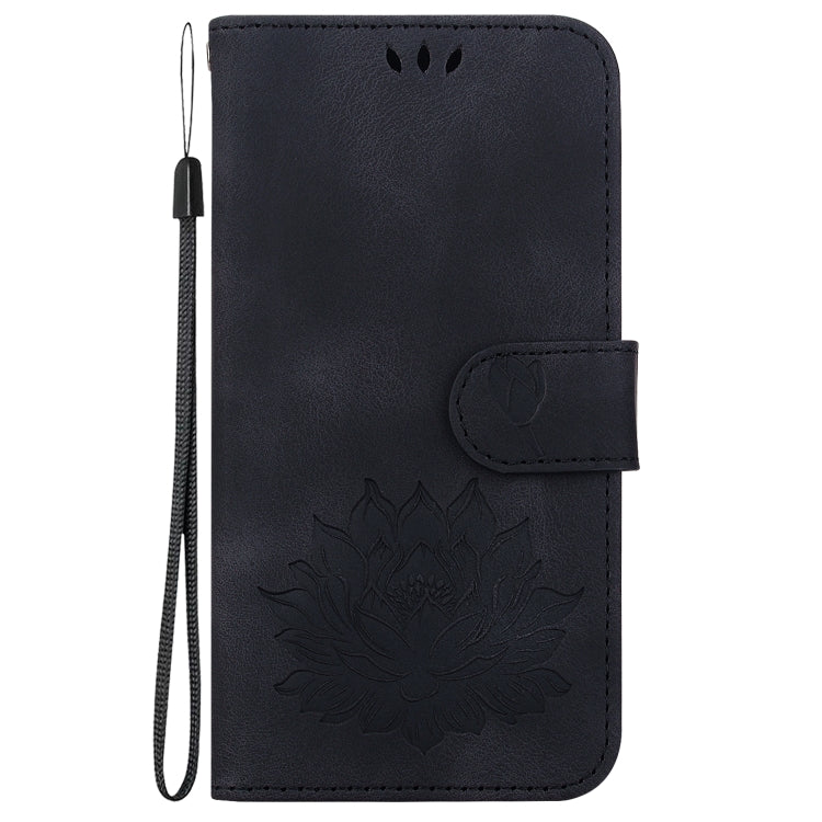 For Infinix Hot 30 4G X6831 Lotus Embossed Leather Phone Case