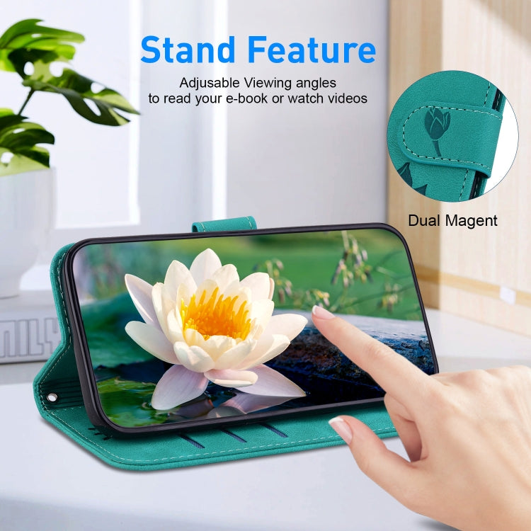 For Infinix Hot 40 / 40 Pro Lotus Embossed Leather Phone Case