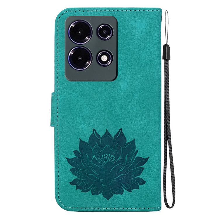 For Infinix Note 30 4G / 5G Lotus Embossed Leather Phone Case