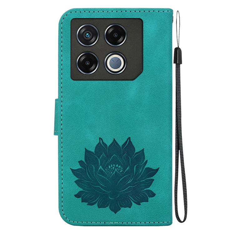 For Infinix GT 20 Pro Lotus Embossed Leather Phone Case