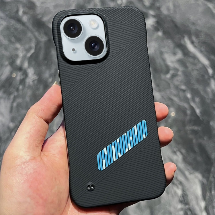 For iPhone 15 Carbon Fiber Frameless Cooling Phone Case