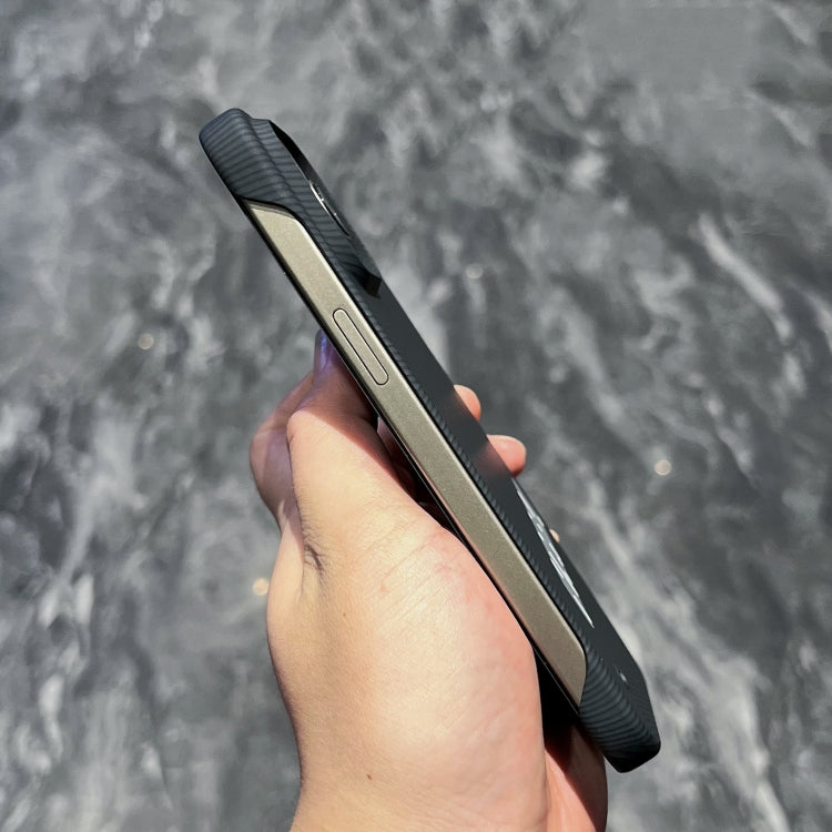 For iPhone 14 Pro Max Carbon Fiber Frameless Cooling Phone Case