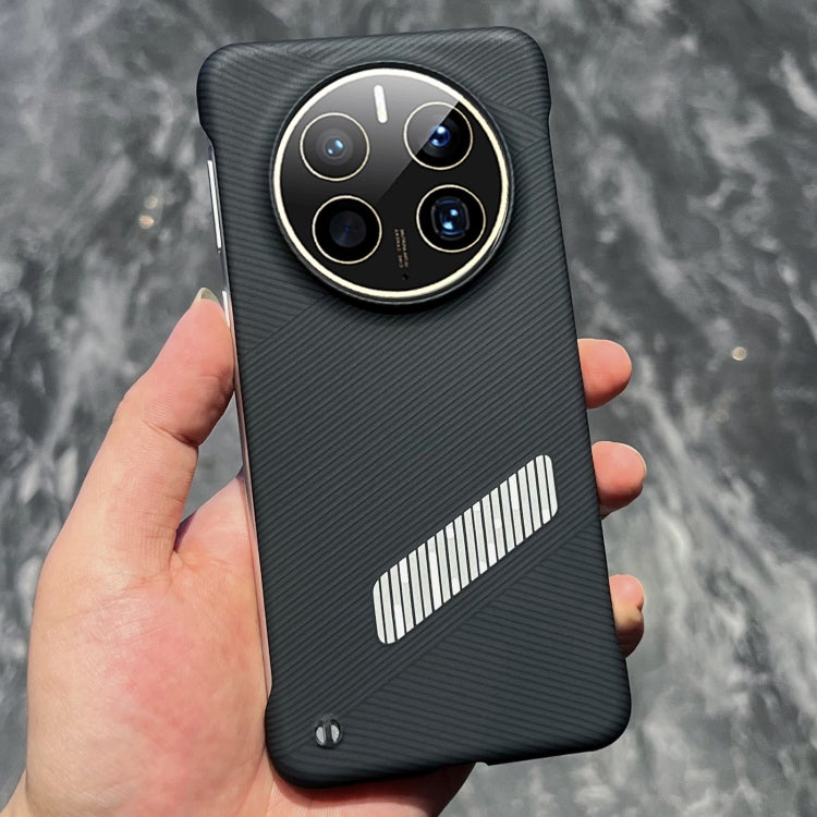 For Huawei Mate 50 Pro Carbon Fiber Frameless Cooling Phone Case
