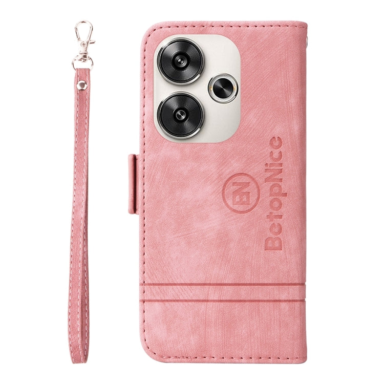 For Xiaomi Poco F6 BETOPNICE Dual-side Buckle Leather Phone Case