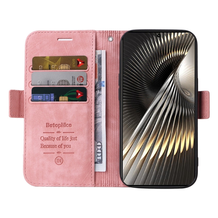 For Xiaomi Poco F6 BETOPNICE Dual-side Buckle Leather Phone Case