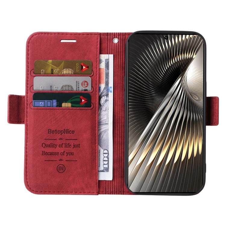 For Xiaomi Poco F6 BETOPNICE Dual-side Buckle Leather Phone Case