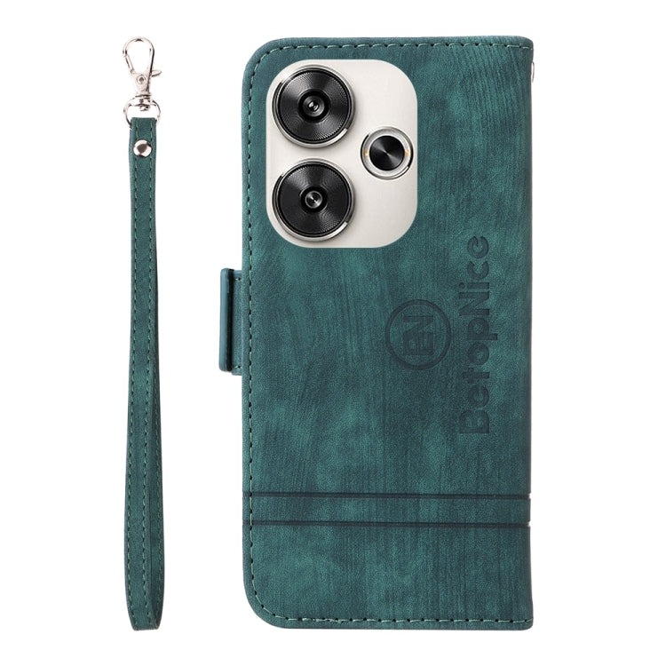 For Xiaomi Poco F6 BETOPNICE Dual-side Buckle Leather Phone Case