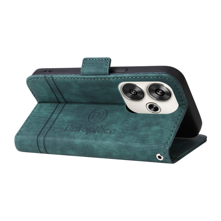 For Xiaomi Poco F6 BETOPNICE Dual-side Buckle Leather Phone Case