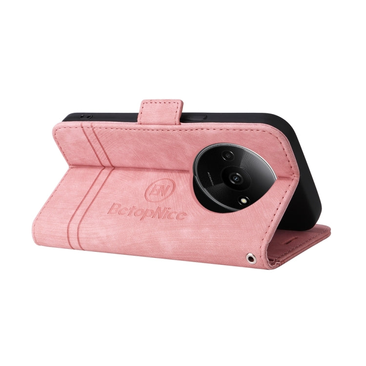 For Xiaomi Poco C61 4G / Redmi A3 4G Global BETOPNICE Dual-side Buckle Leather Phone Case