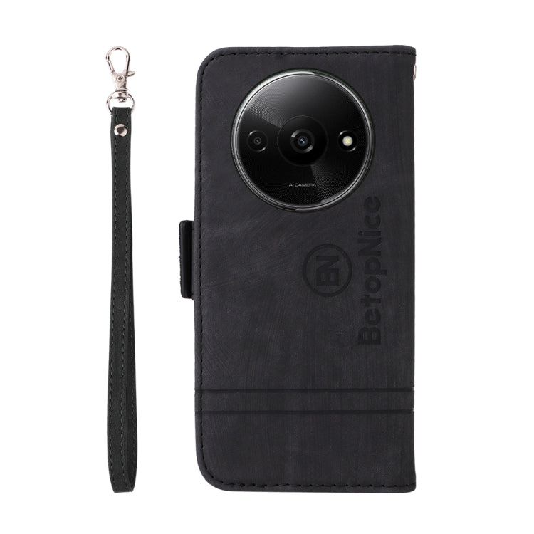 For Xiaomi Poco C61 4G / Redmi A3 4G Global BETOPNICE Dual-side Buckle Leather Phone Case