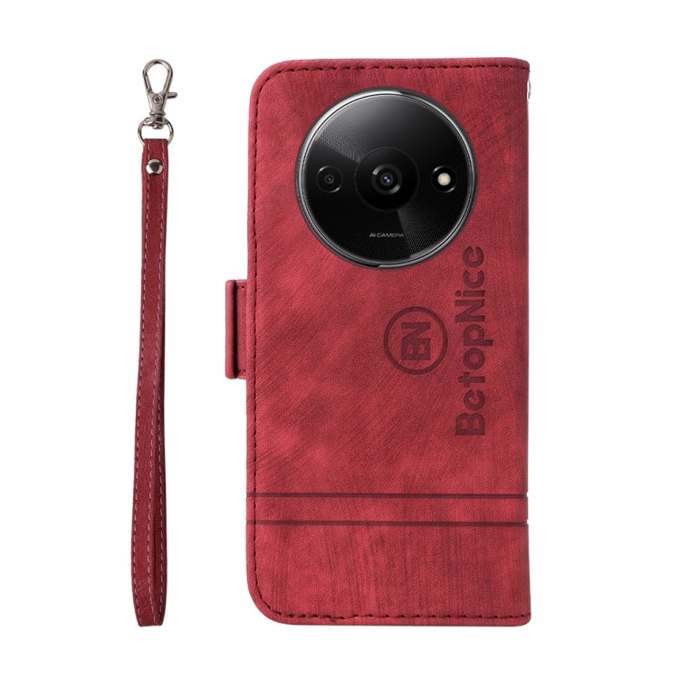 For Xiaomi Poco C61 4G / Redmi A3 4G Global BETOPNICE Dual-side Buckle Leather Phone Case