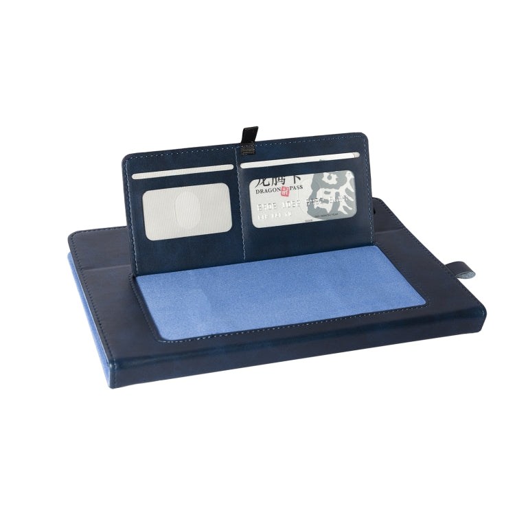 For Samsung Galaxy Tab A7 SM-T505 (2020) Horizontal Flip Double Holder Leather Case with Holder & Card Slots & Photo Frame