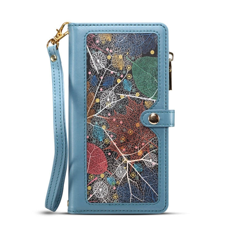 For Samsung Galaxy S24 FE 5G ESEBLE Star Series Lanyard Zipper Wallet RFID Leather Case