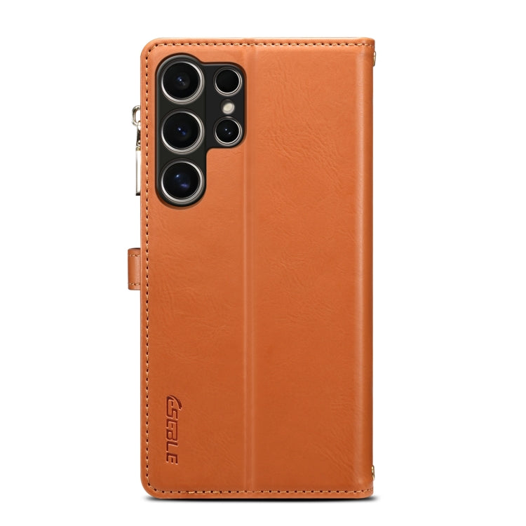 For Samsung Galaxy S24 Ultra 5G ESEBLE Star Series Lanyard Zipper Wallet RFID Leather Case