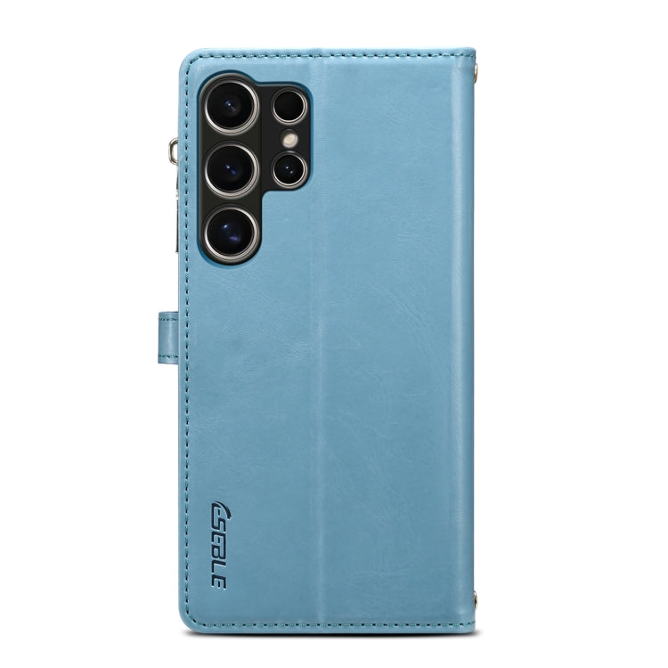 For Samsung Galaxy S24 Ultra 5G ESEBLE Star Series Lanyard Zipper Wallet RFID Leather Case