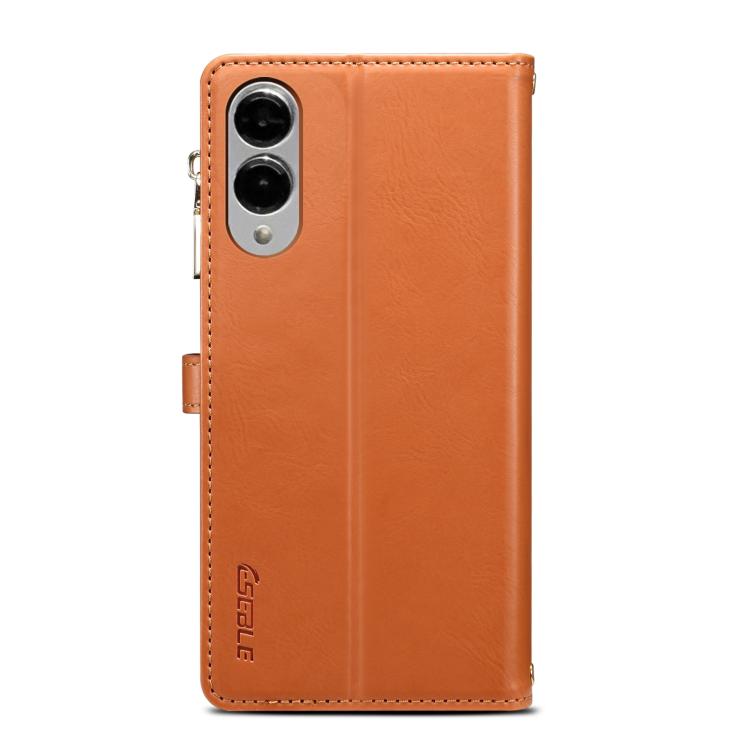 For Samsung Galaxy S25 Edge 5G ESEBLE Star Series Lanyard Zipper Wallet RFID Leather Case