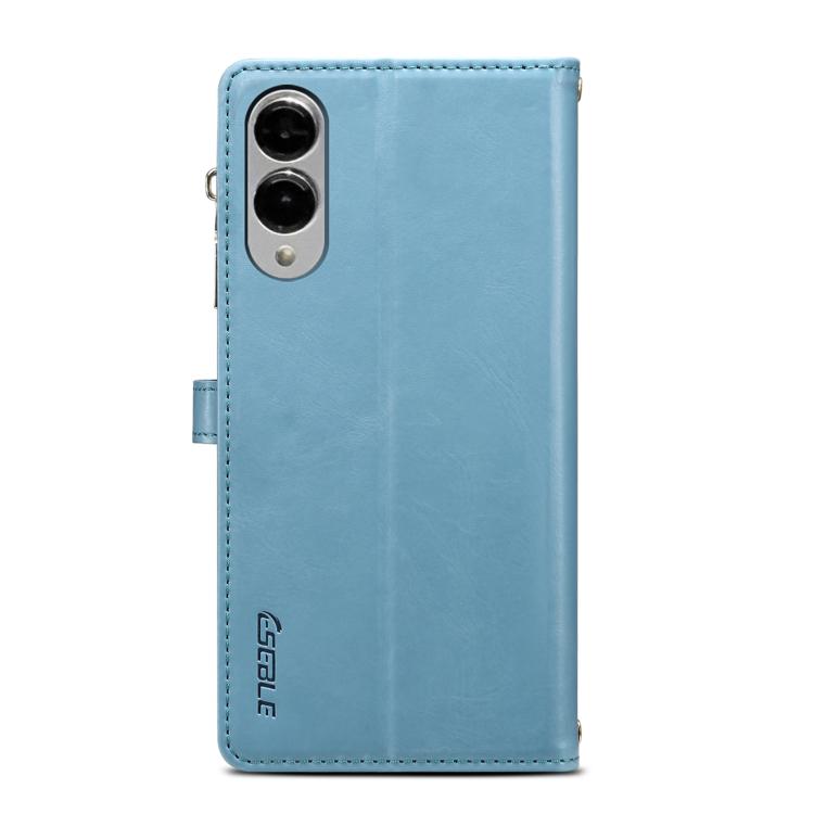 For Samsung Galaxy S25 Edge 5G ESEBLE Star Series Lanyard Zipper Wallet RFID Leather Case