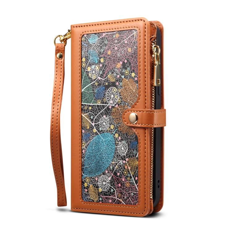 For Samsung Galaxy S26+ 5G ESEBLE Star Series Lanyard Zipper Wallet RFID Leather Case