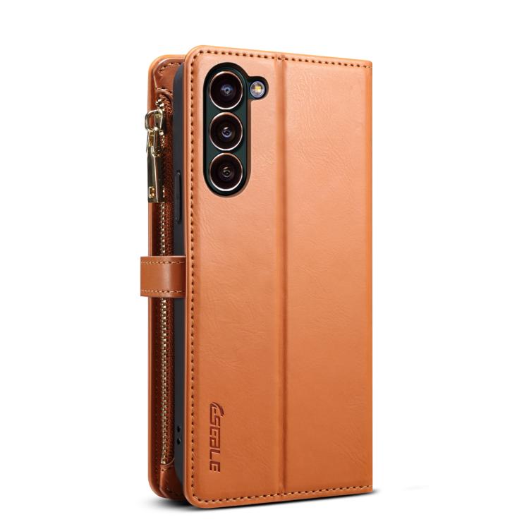 For Samsung Galaxy S26+ 5G ESEBLE Star Series Lanyard Zipper Wallet RFID Leather Case