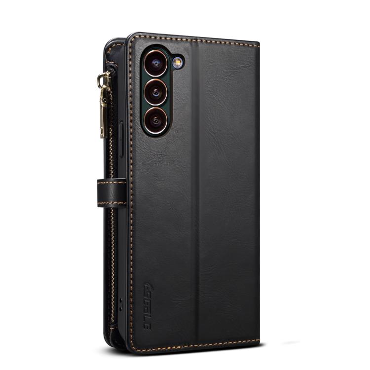 For Samsung Galaxy S26+ 5G ESEBLE Star Series Lanyard Zipper Wallet RFID Leather Case