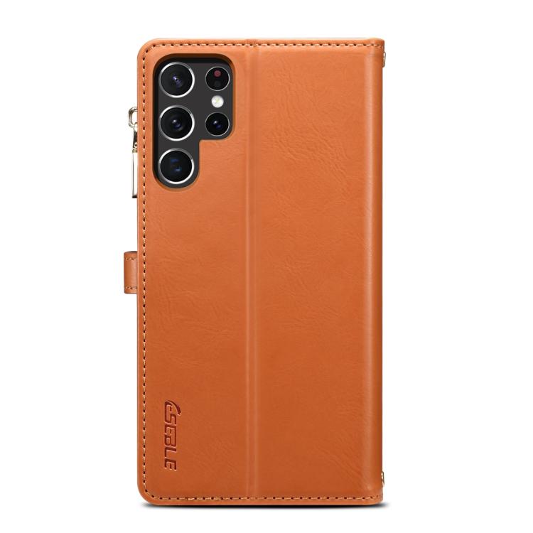 For Samsung Galaxy S26 Ultra 5G ESEBLE Star Series Lanyard Zipper Wallet RFID Leather Case