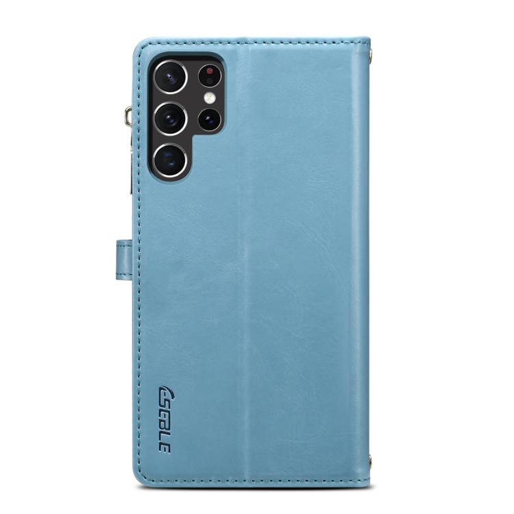 For Samsung Galaxy S26 Ultra 5G ESEBLE Star Series Lanyard Zipper Wallet RFID Leather Case