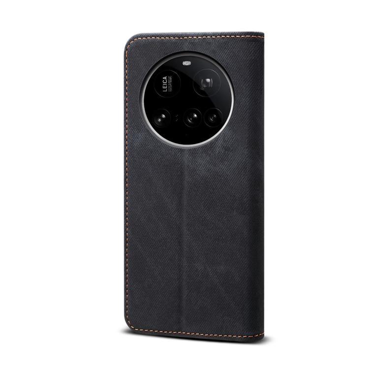 For Xiaomi 15 Ultra Denim Texture Casual Style Horizontal Flip Leather Case