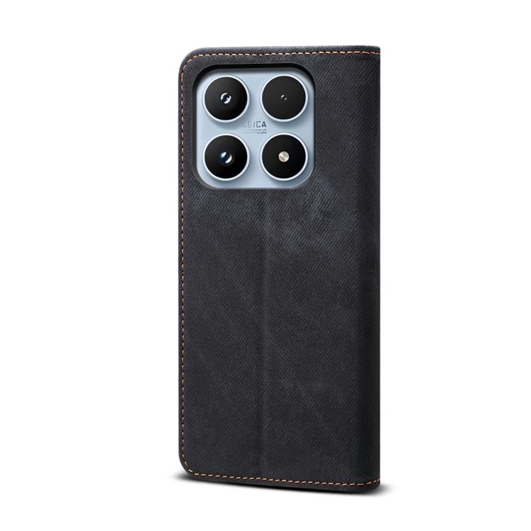 For Xiaomi 17 Denim Texture Casual Style Horizontal Flip Leather Case