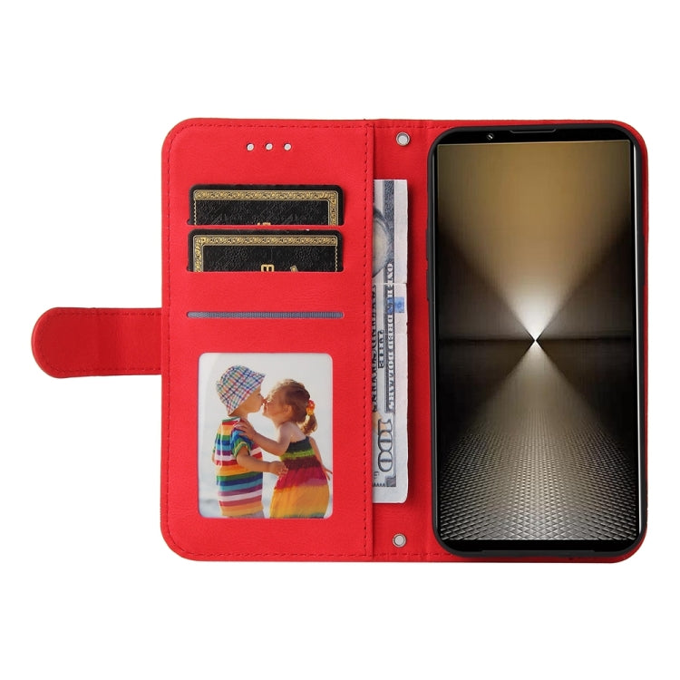 For Sony Xperia 1 VI Skin Feel Life Tree Metal Button Leather Phone Case