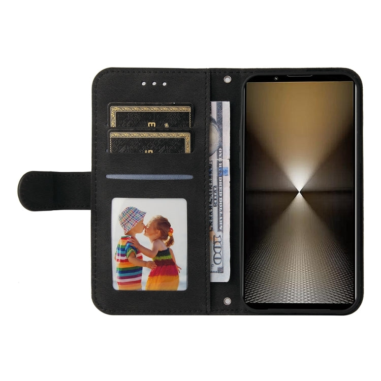 For Sony Xperia 1 VI Skin Feel Life Tree Metal Button Leather Phone Case