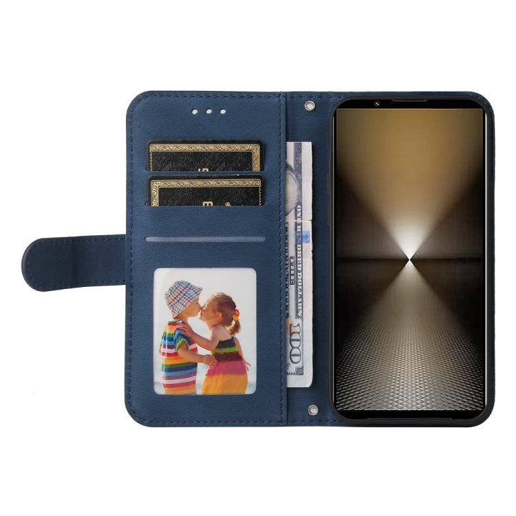 For Sony Xperia 1 VI Skin Feel Life Tree Metal Button Leather Phone Case