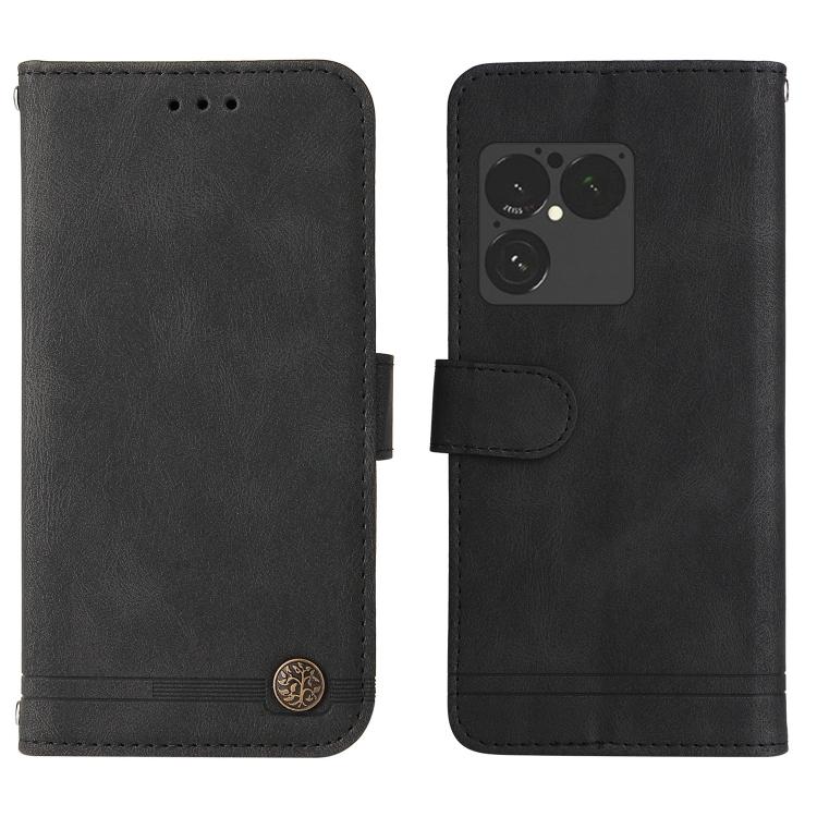 For Sony Xperia 1 VIII Skin Feel Life Tree Metal Button Leather Phone Case