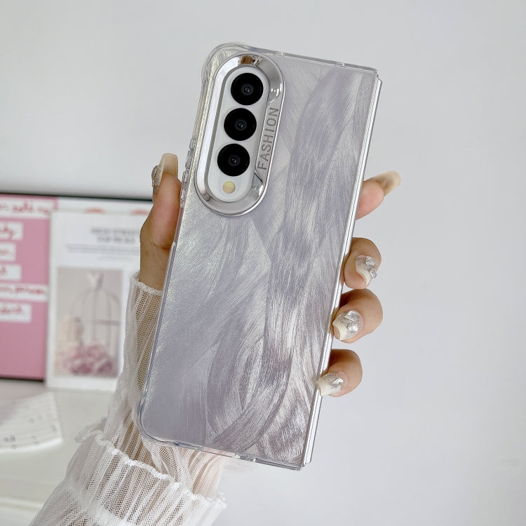 For Samsung Galaxy Z Fold3 5G Electroplating PC Airbag Shockproof Phone Case